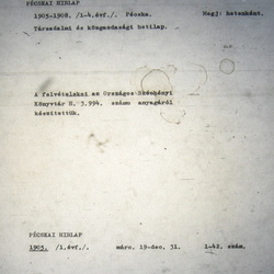 pecskai hirlap 1905-1908 1-4 evfolyam