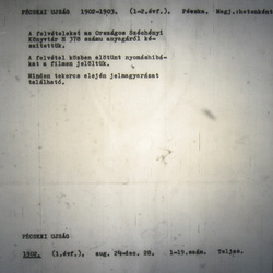 pecskai ujsag 1902-1903 1-2 evfolyam